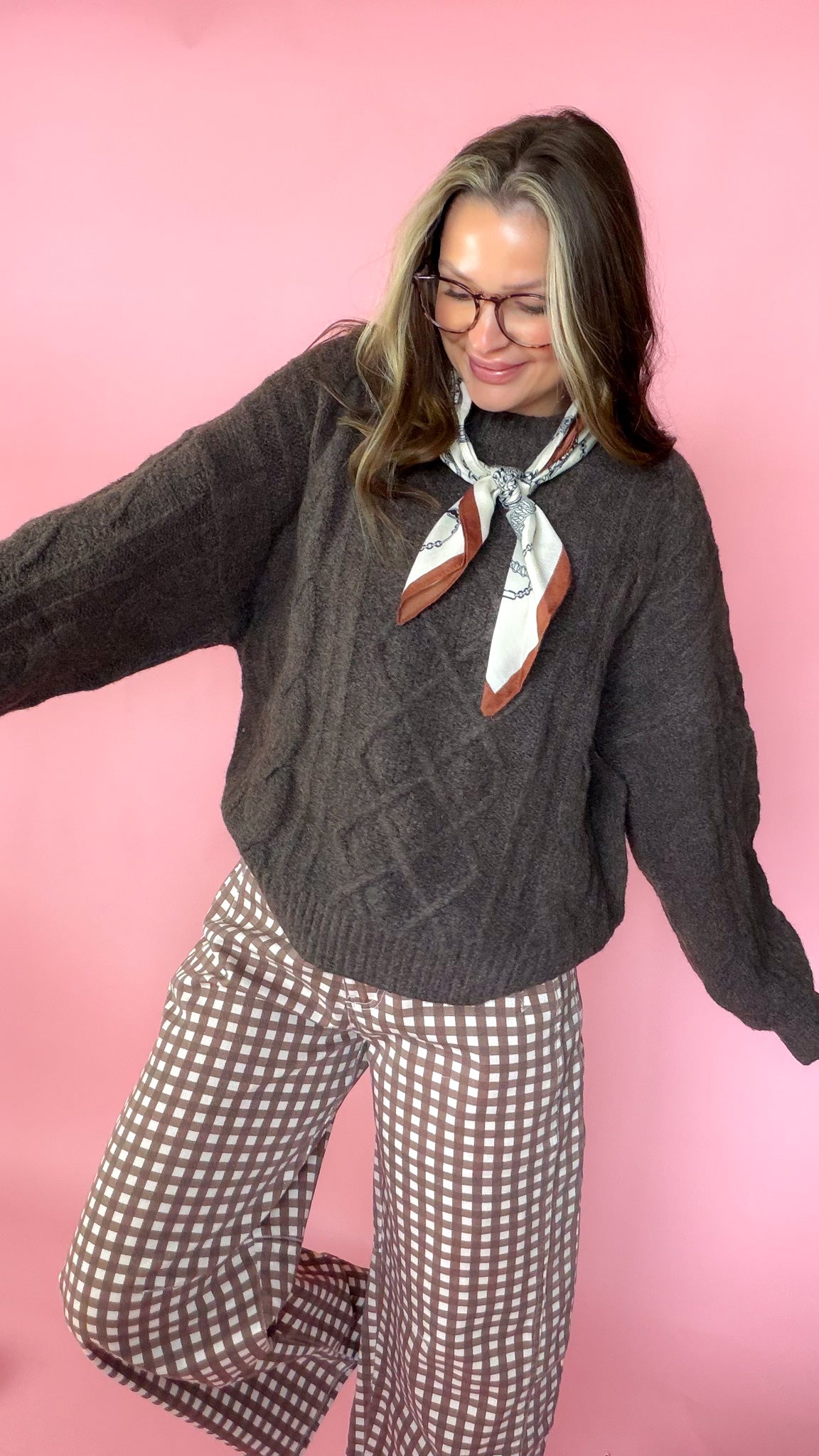 Currently Obsessed Espresso Sweater