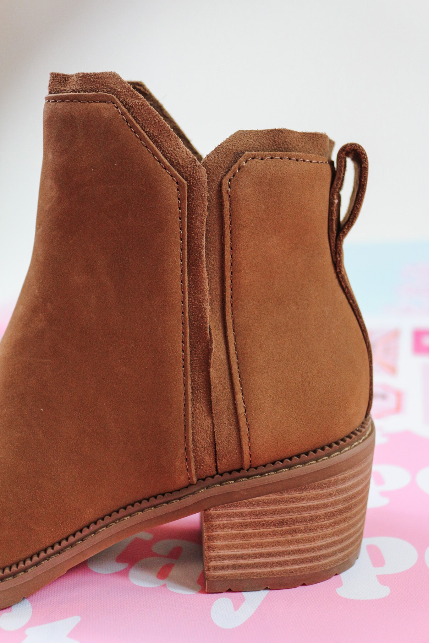 Toms Hailey Heeled Boot- Brown Sugar