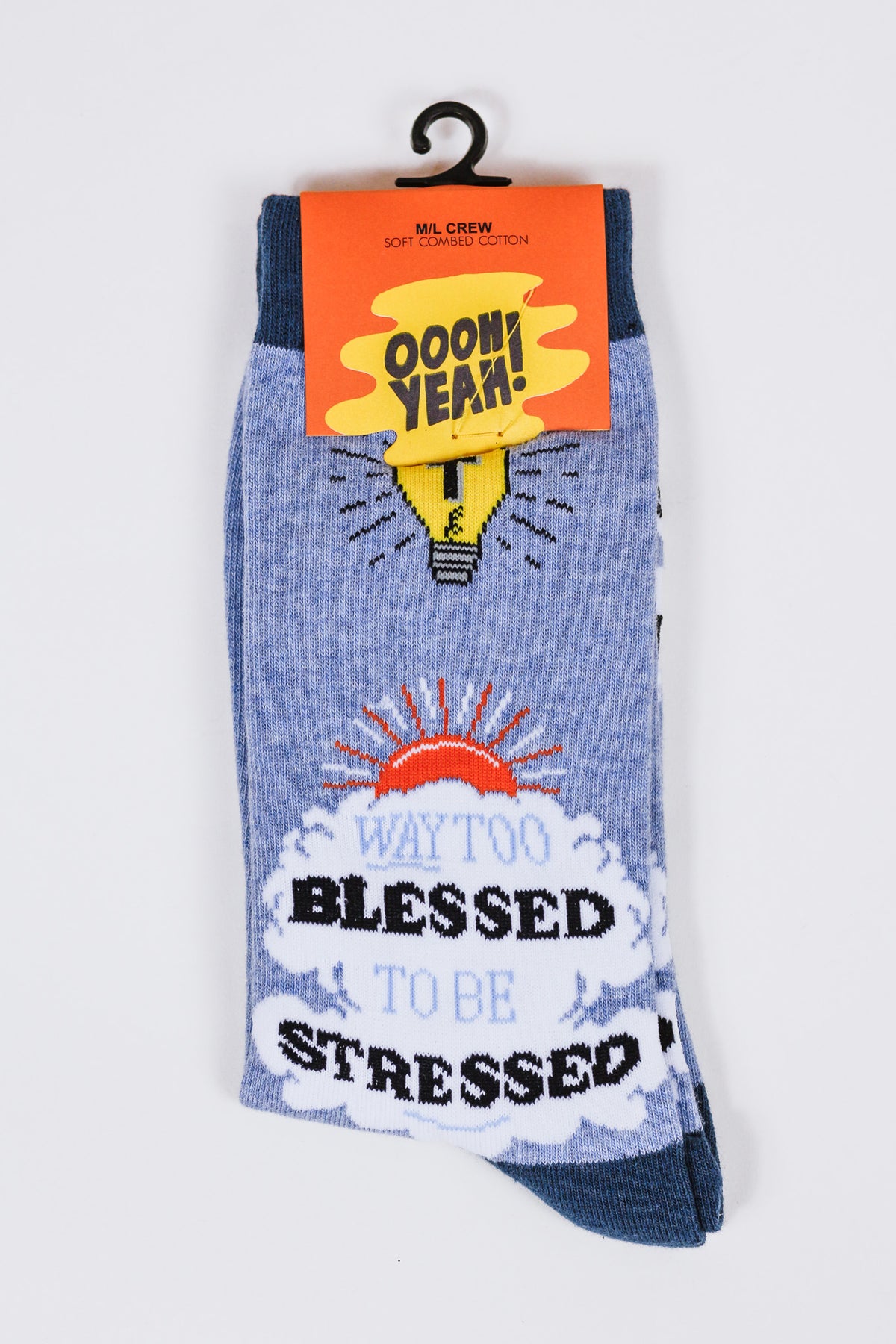 Too Blessed To Be Stressed Tall Socks