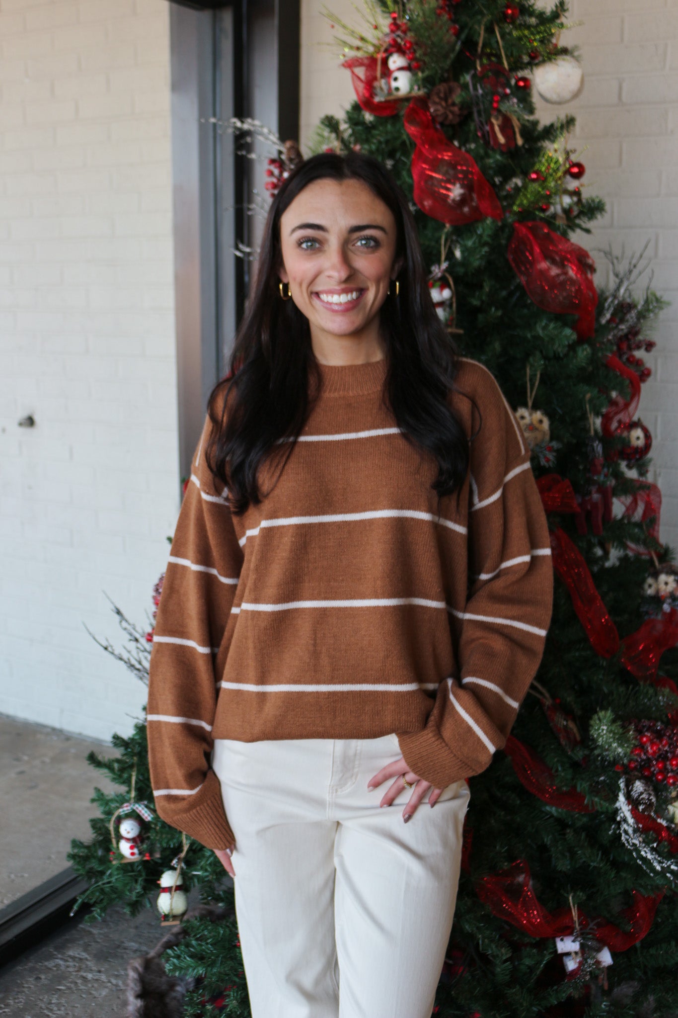 In A Bind Gucci Brown Stripe Sweater