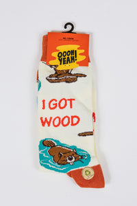 Beaver Cream Tall Socks