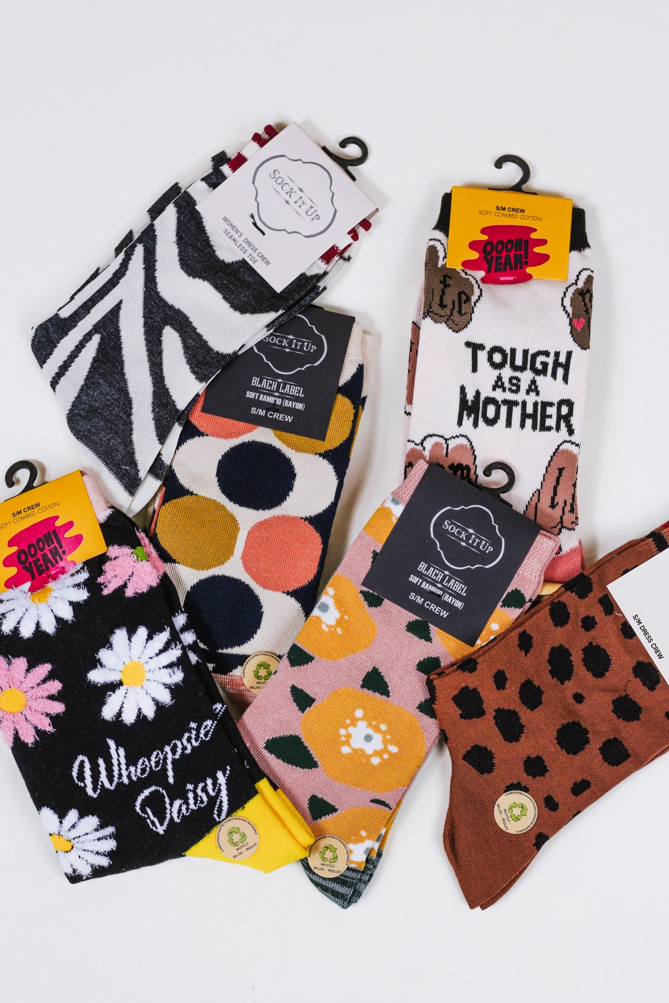 Animal Prey Dotted Tall Socks