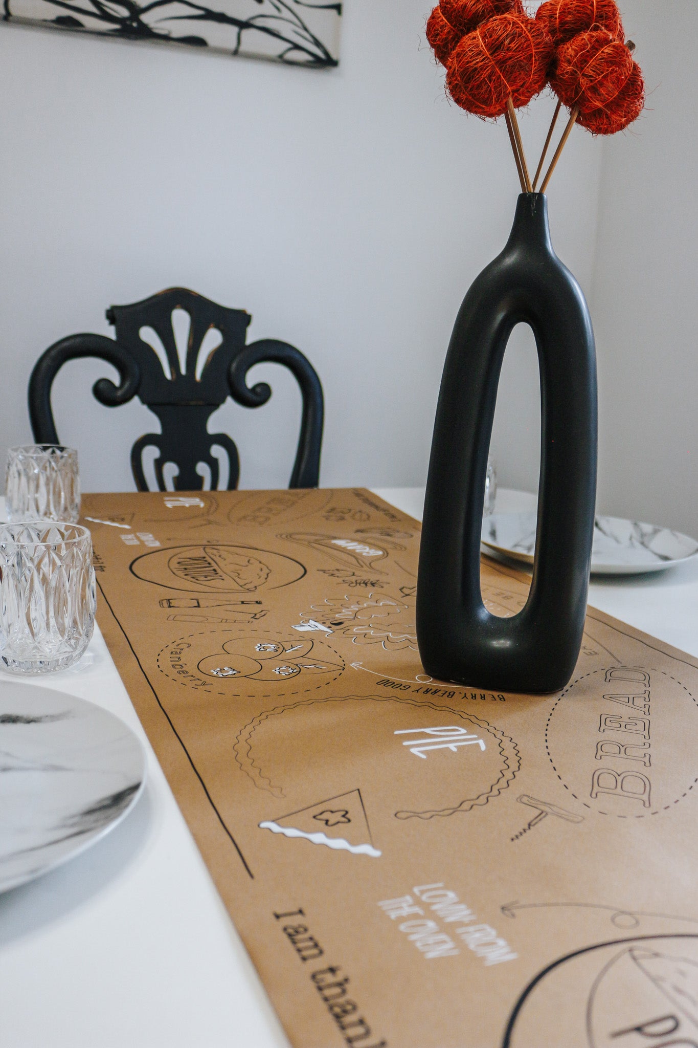 Thanksgiving Kraft Table Runner