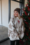 Shooting for the Stars women's oversized sweater cardigan, shown in one of four available colors