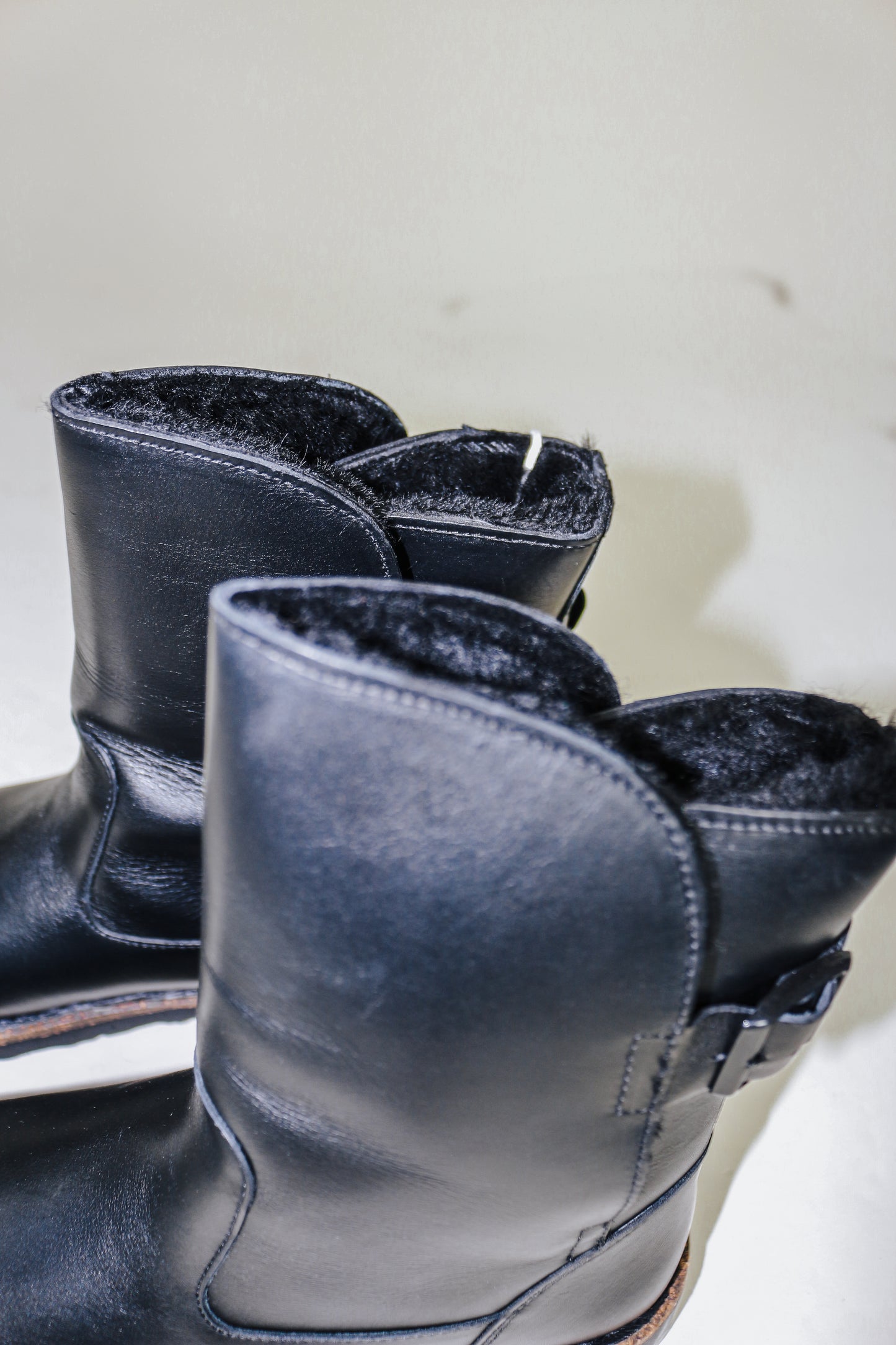Uppsala Shearling Black Boots