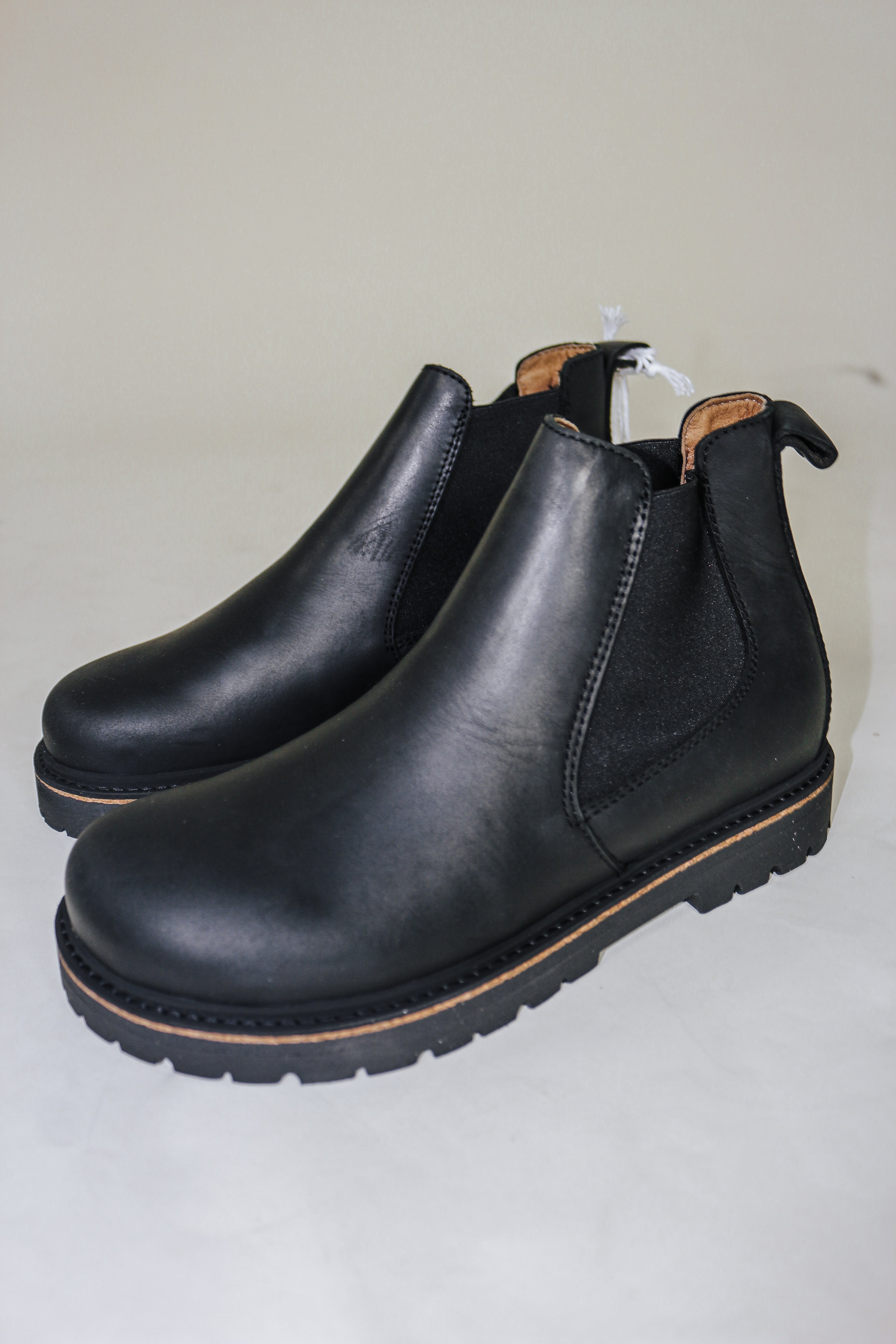 Stalon Nubuck Black Leather Boots Dales Clothing Inc