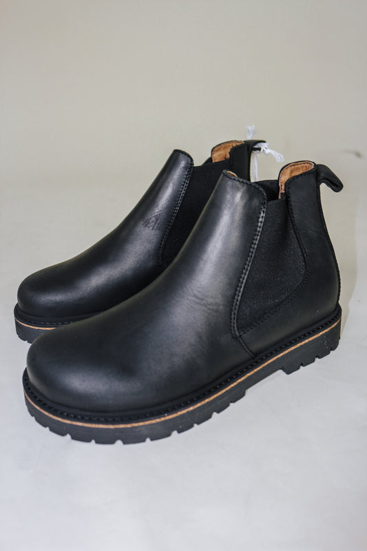 Stalon Nubuck Black Leather Boots