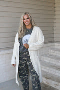 Calling Out Knit Maxi Cardigan