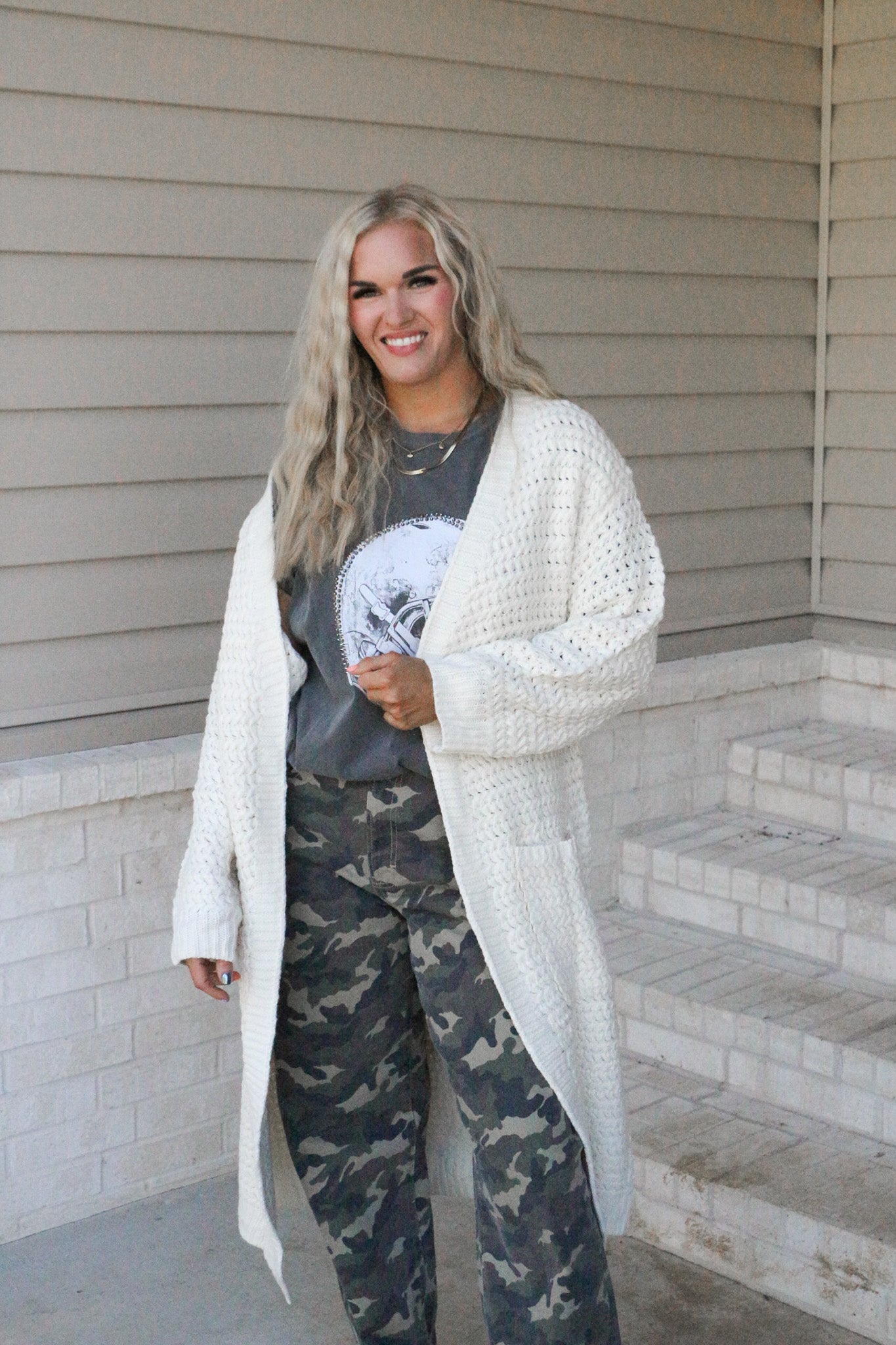 Calling Out Knit Maxi Cardigan -2 Colors