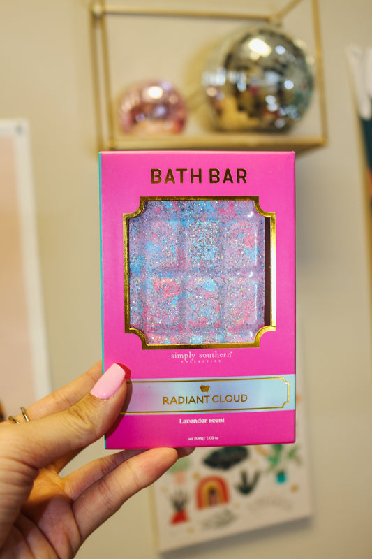 Radiant Cloud Lavender Scent Bath Bar