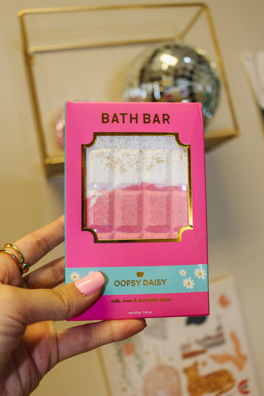 Oopsie Daisy Milk Rose & Lavender Scent Bath Bar