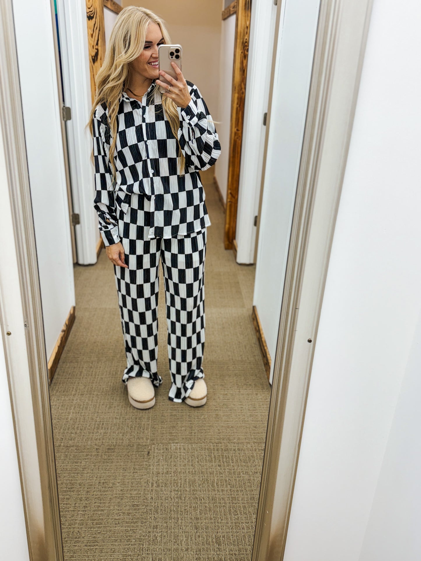 Keep Me Relevant Checkered Set -2 Colors