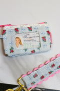 Simply Southern lace ID wallet keychain, shown in one of several available prints