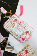 Simply Southern lace ID wallet keychain, shown in one of several available prints