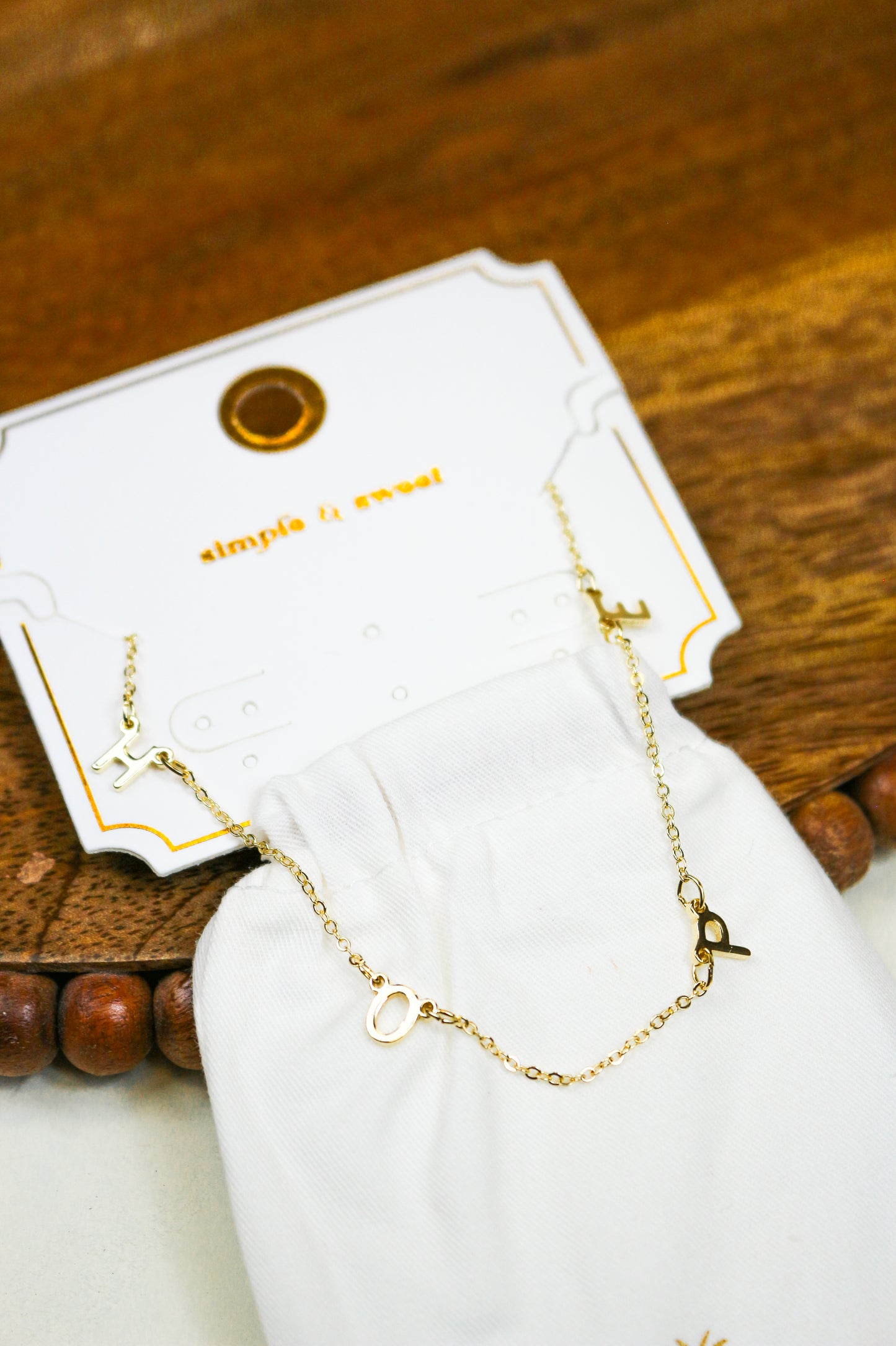 Gold Hope Necklace