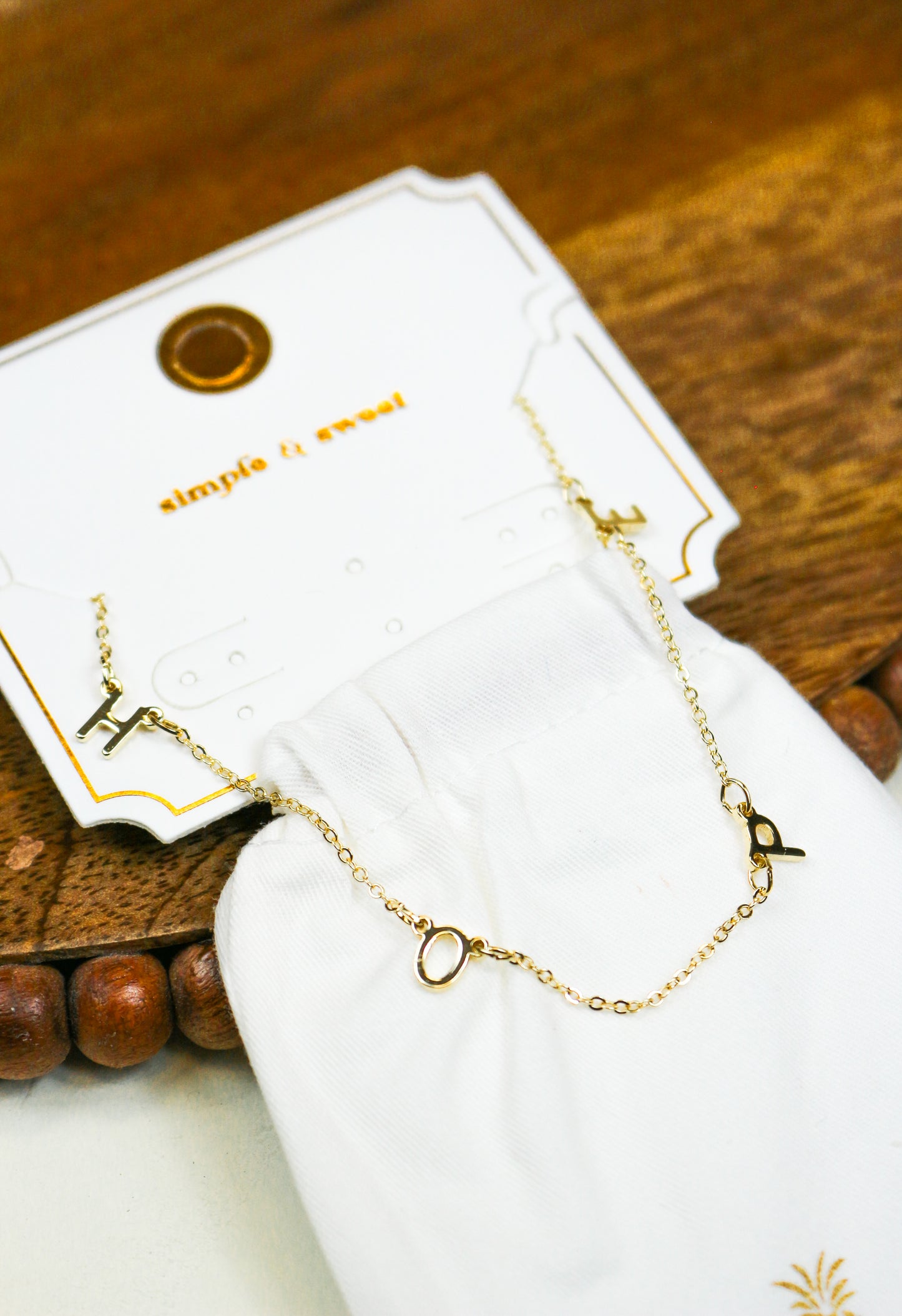 Gold Hope Necklace