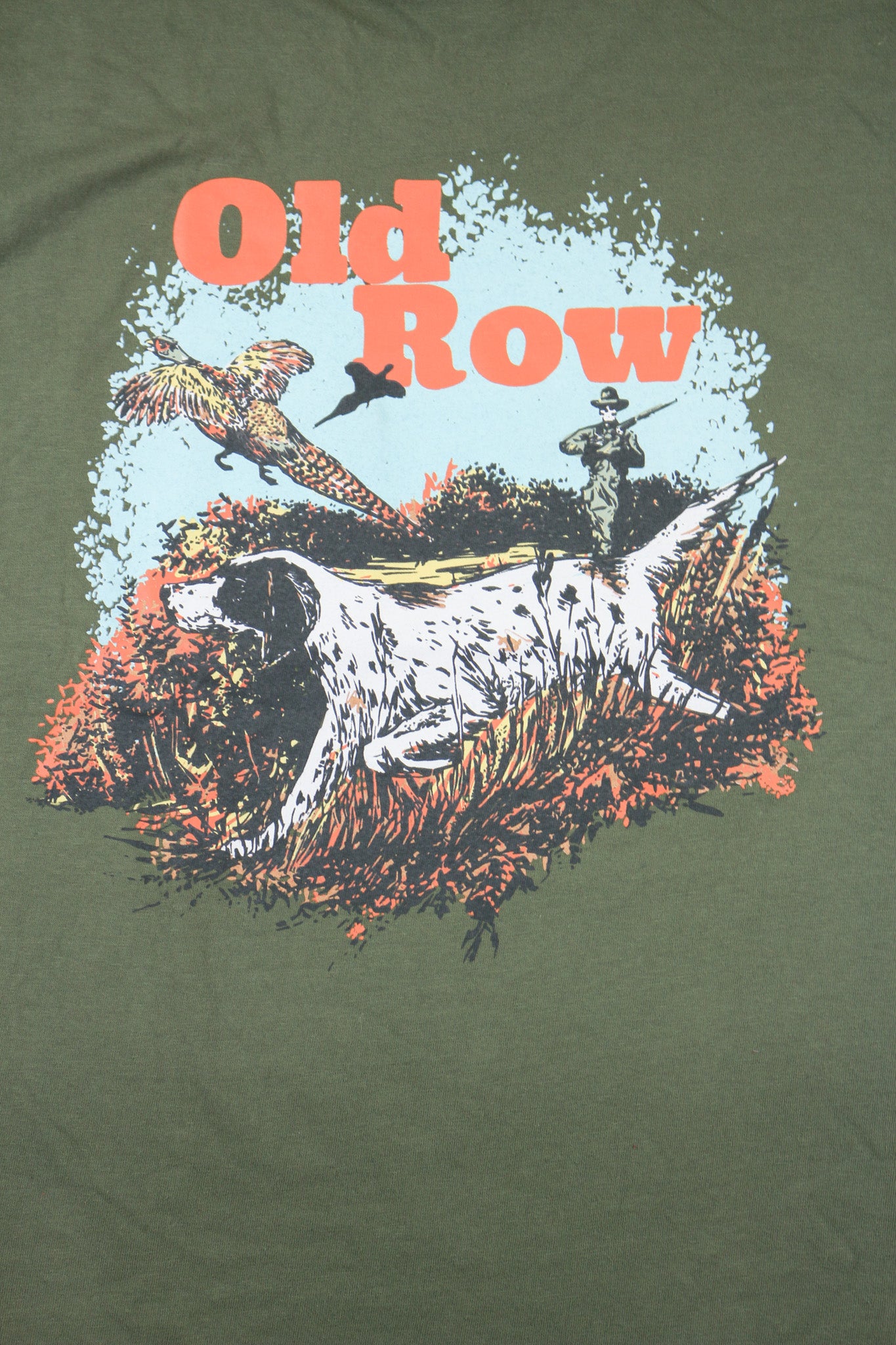 Men's Old Row Dark Green Pheasant Pocket Tee