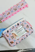 Simply Southern lace ID wallet keychain, shown in one of several available prints