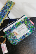 Simply Southern lace ID wallet keychain, shown in one of several available prints