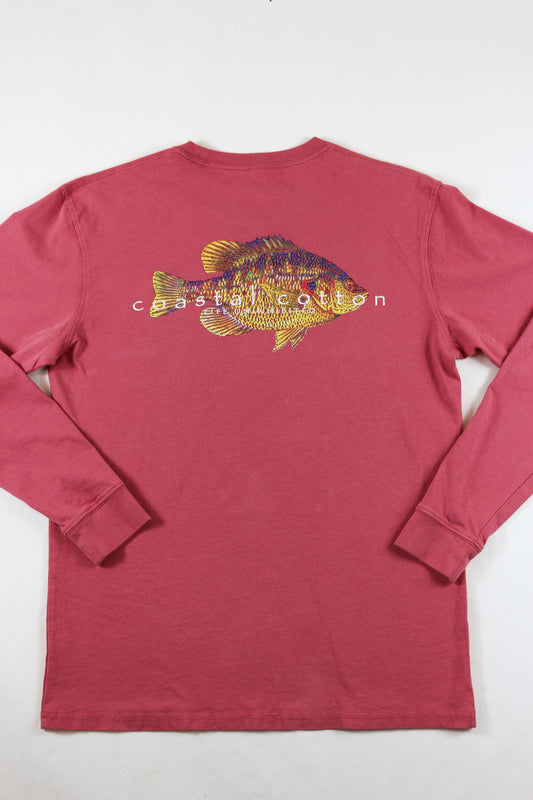 Costal Cotton Crimson Bluegill Long Sleeve