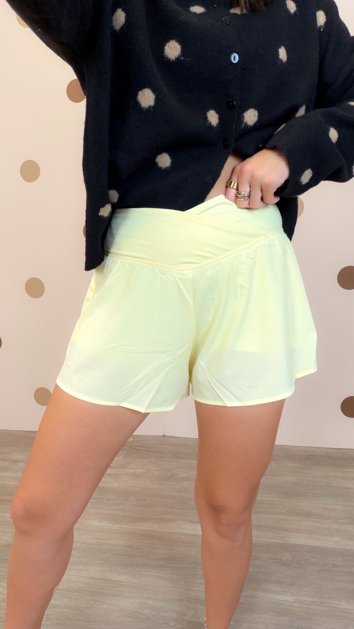 Number One Choice Women's Butter Criss Cross Shorts -Multiple Colors