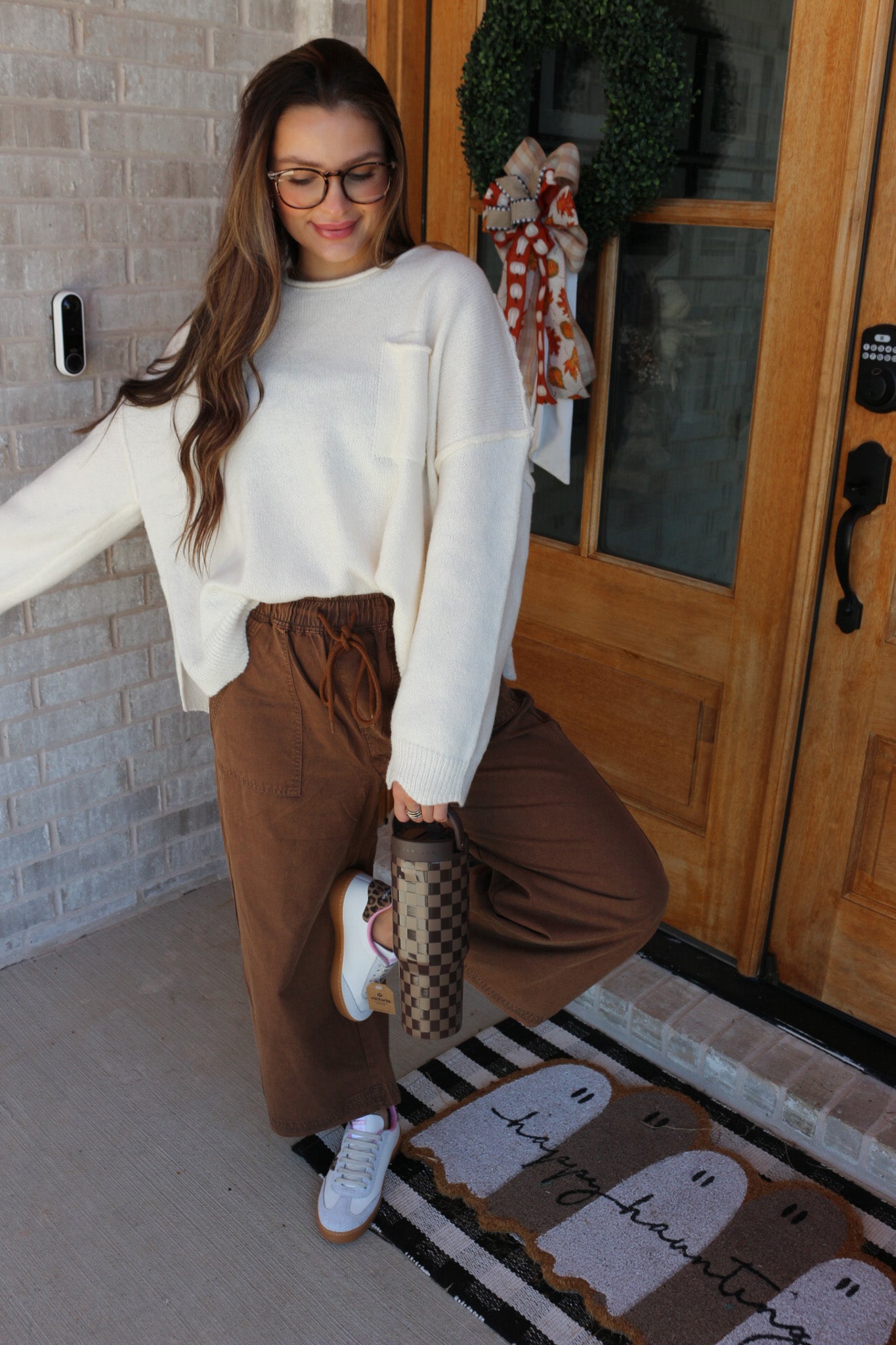 Standing My Ground Chocolate Brown Wide Leg Pants