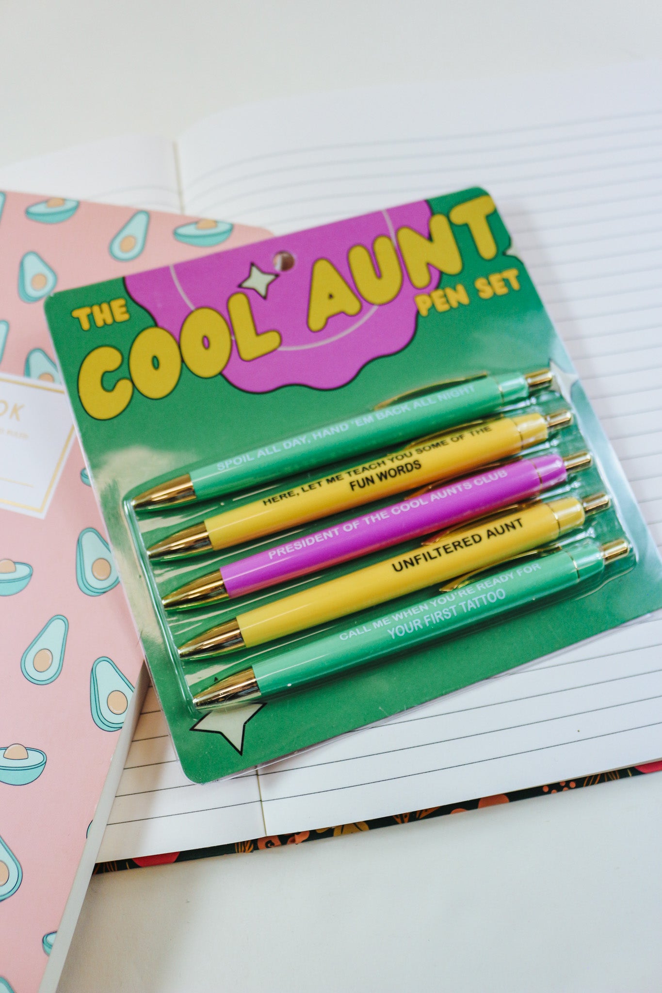 Cool Aunt 5 Pack Pen Set