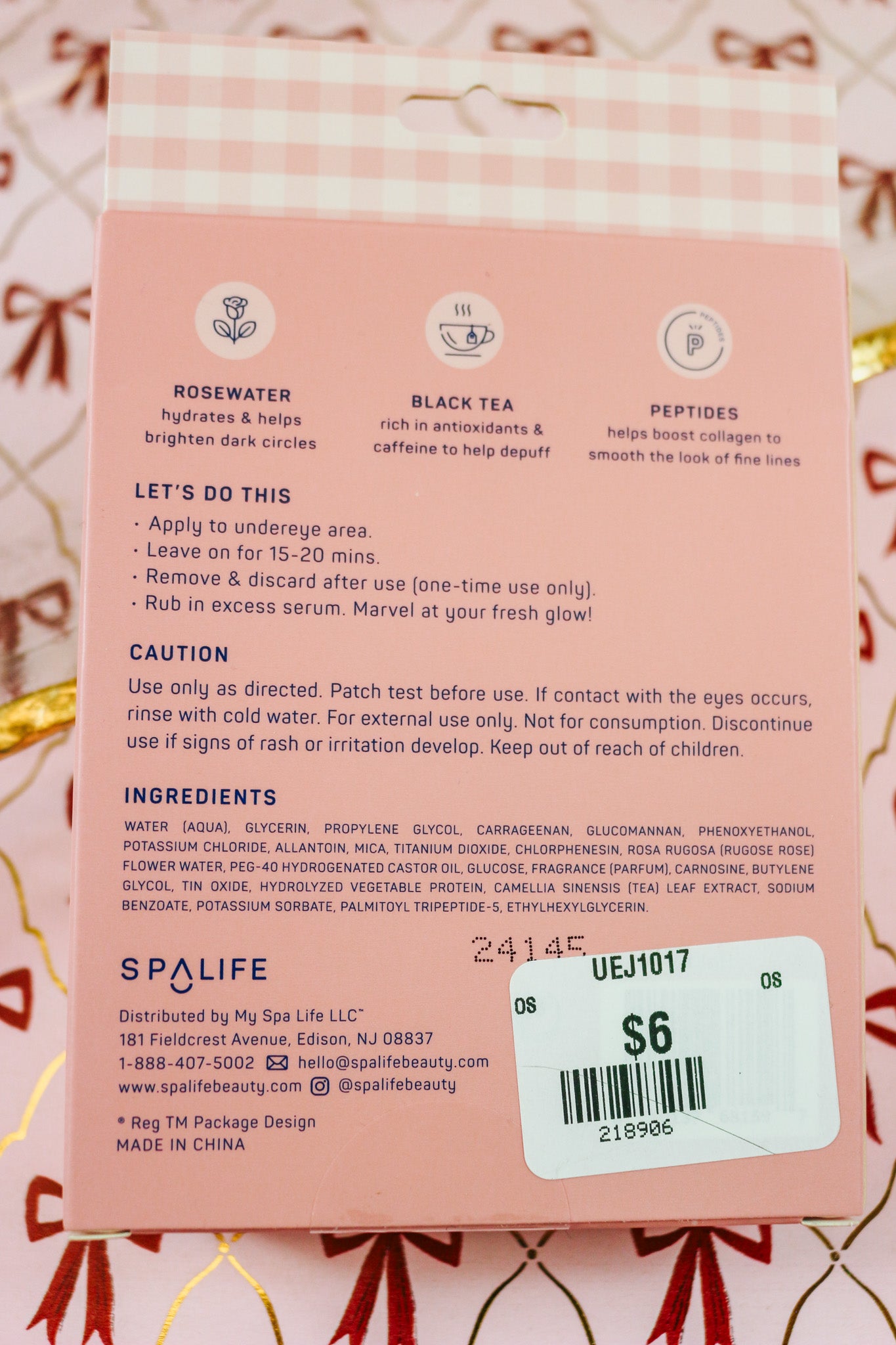 Pretty in Pink Brightening Undereye Masks