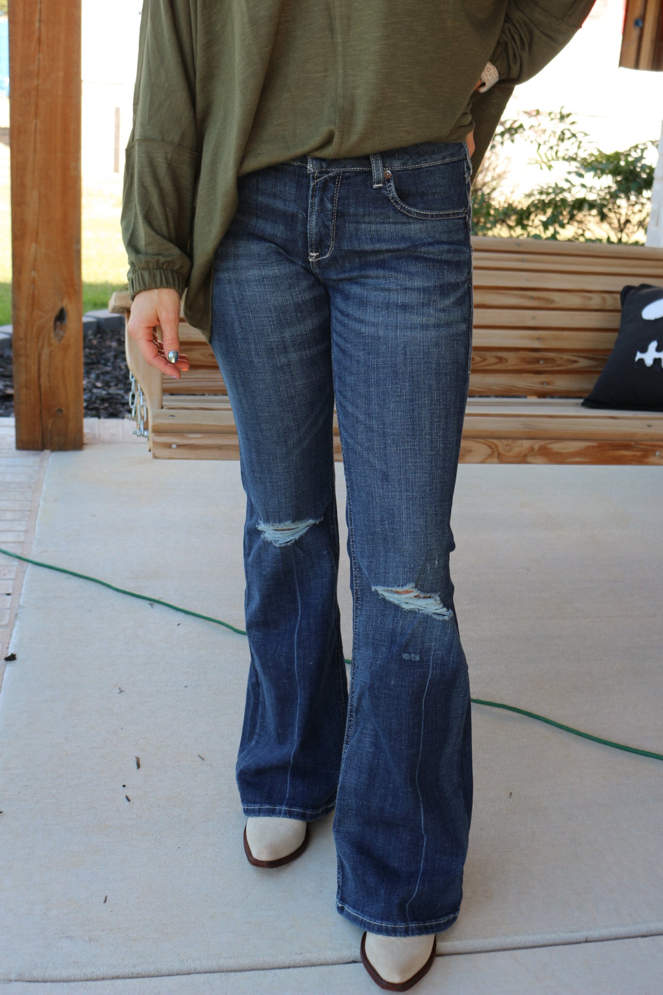 Ariat Women's Perfect Rise Christine Flare Jeans