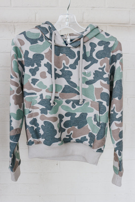 Youth Boys Camo Coastal Cotton Hoodie