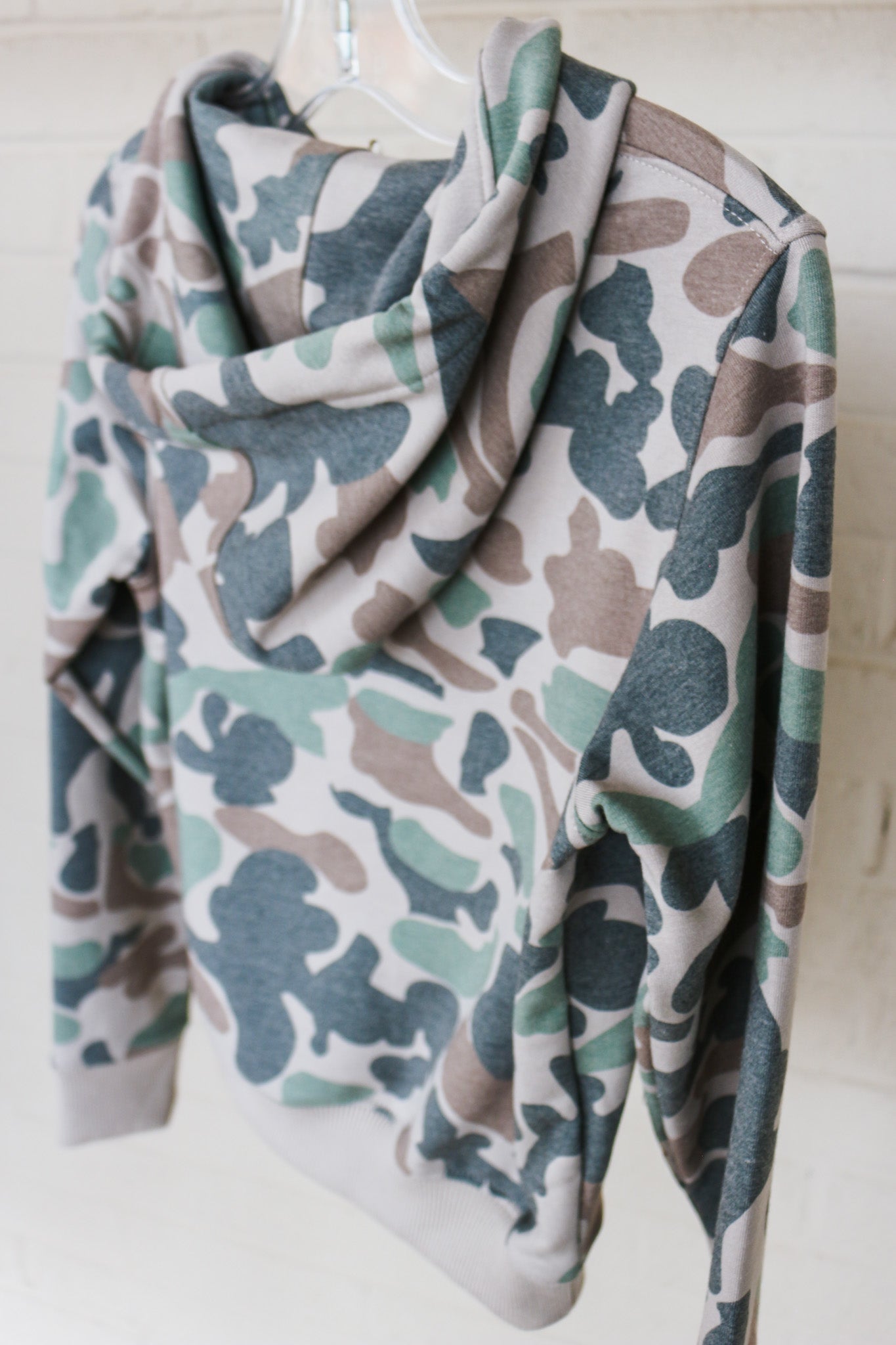 Youth Boys Camo Coastal Cotton Hoodie