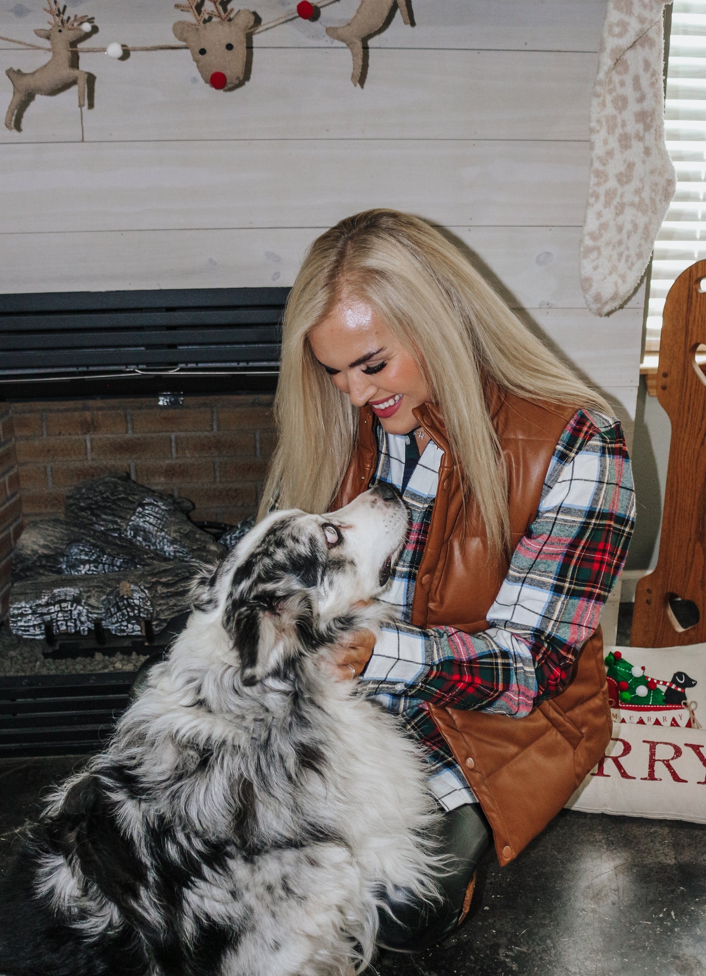 Wrapped In Red & White Plaid Flannel