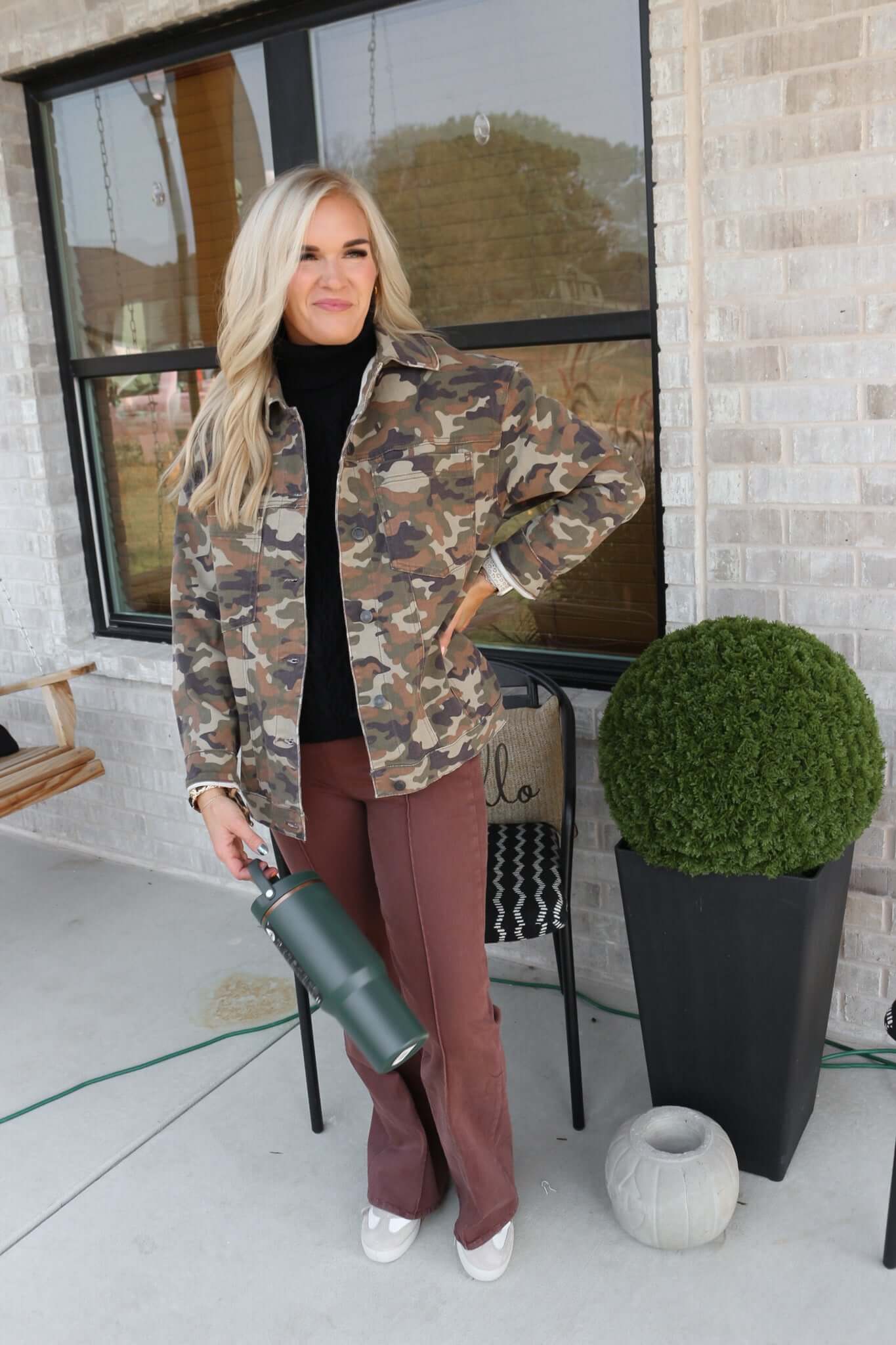 Mindy Cappuccino High Rise Flare Jeans Dear John