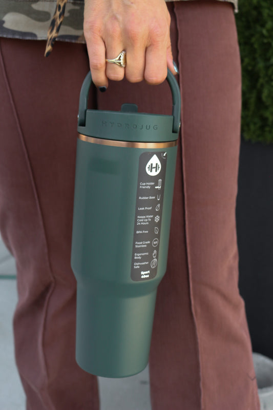 HydroJug Sport Pine Green 40oz