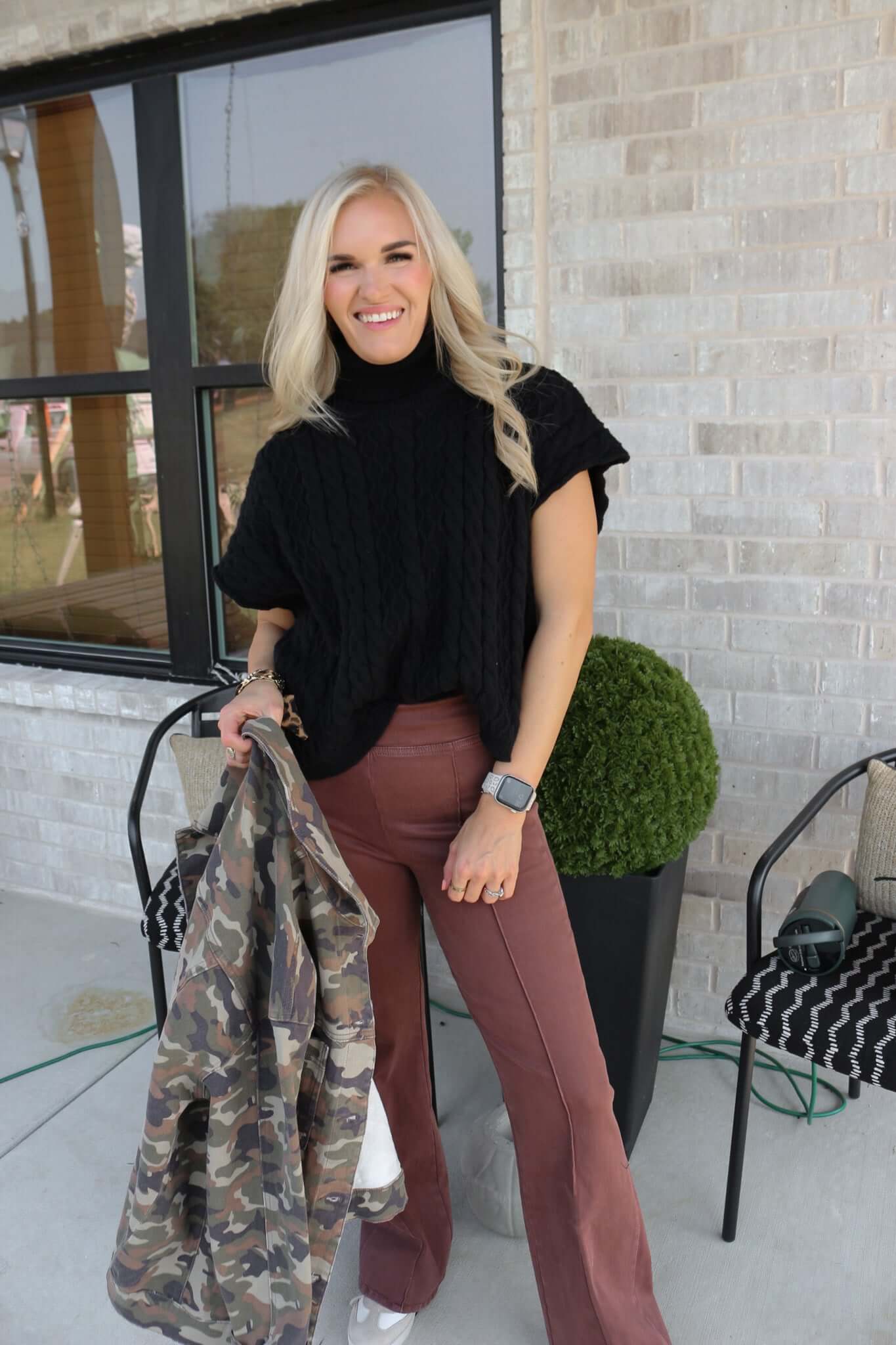 Mindy Cappuccino High Rise Flare Jeans Dear John