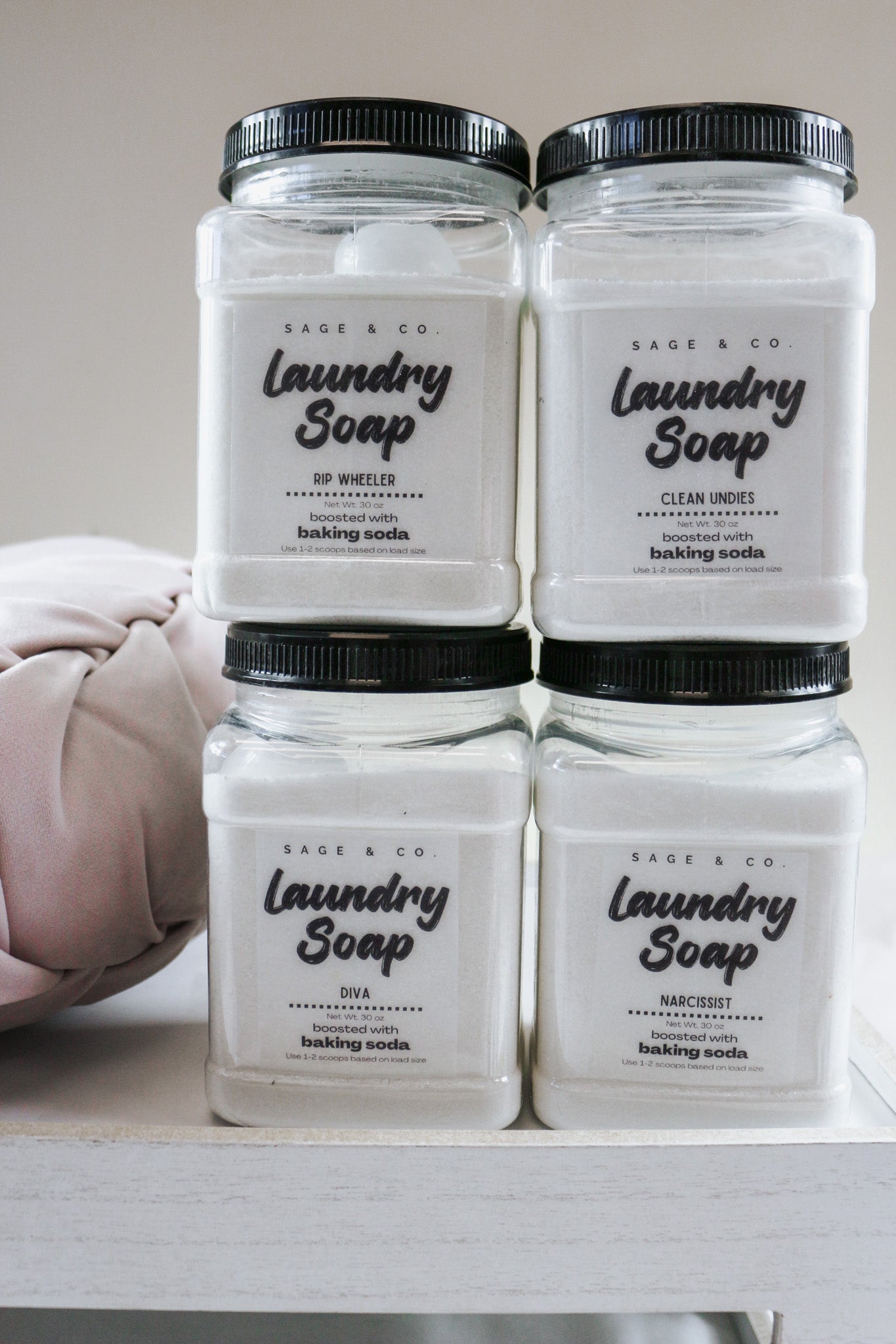 Sage & Co Laundry Detegent Powder -5 Scents