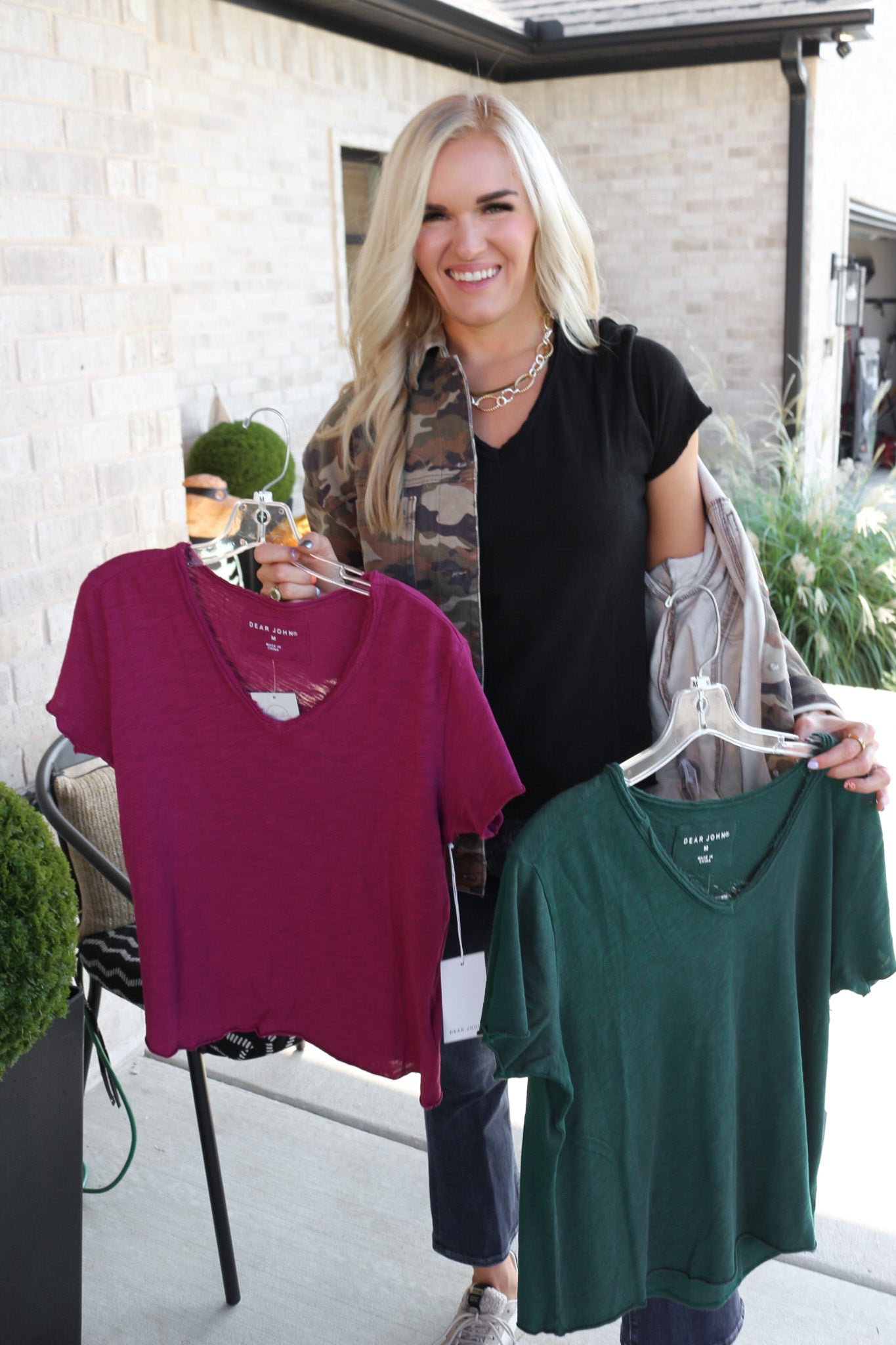 Vanya Short Sleeve Solid Tee -Multiple Colors