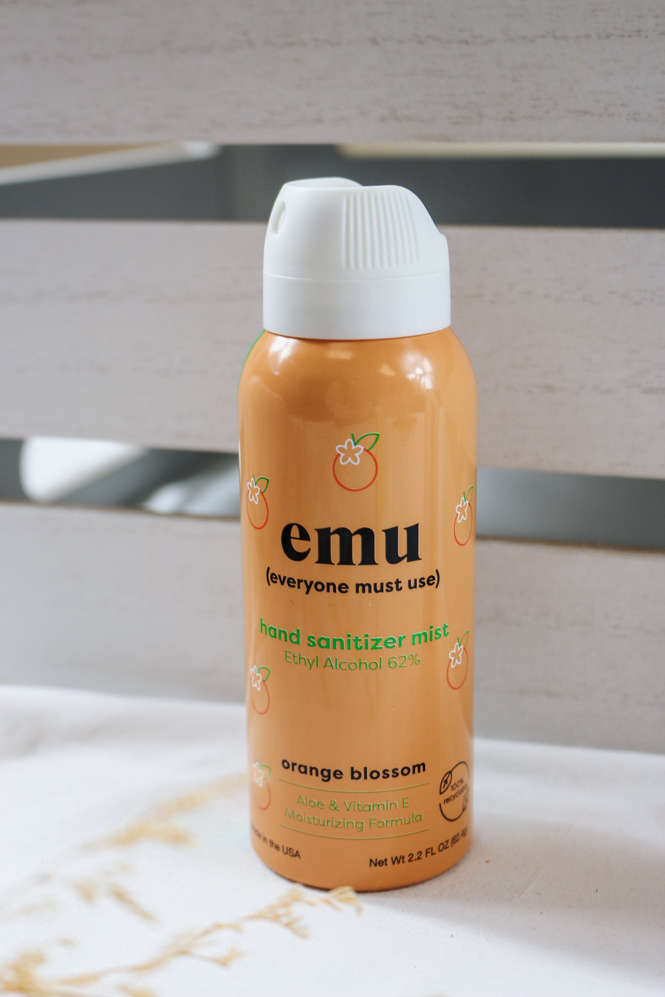 Emu Moisturizing Hand Sanitizer Mist 2.2oz - Orange Blossom