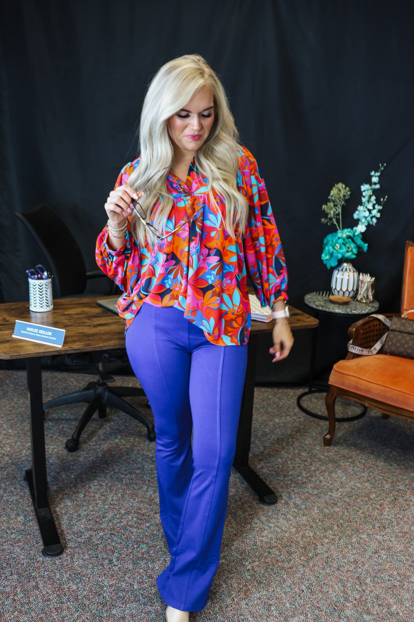 Let It Bloom Morgan Floral Blouse