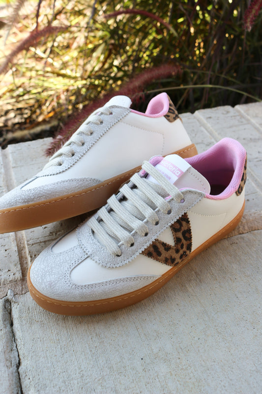 Berlin Ciclista Hielo Pink Leopard Sneaker