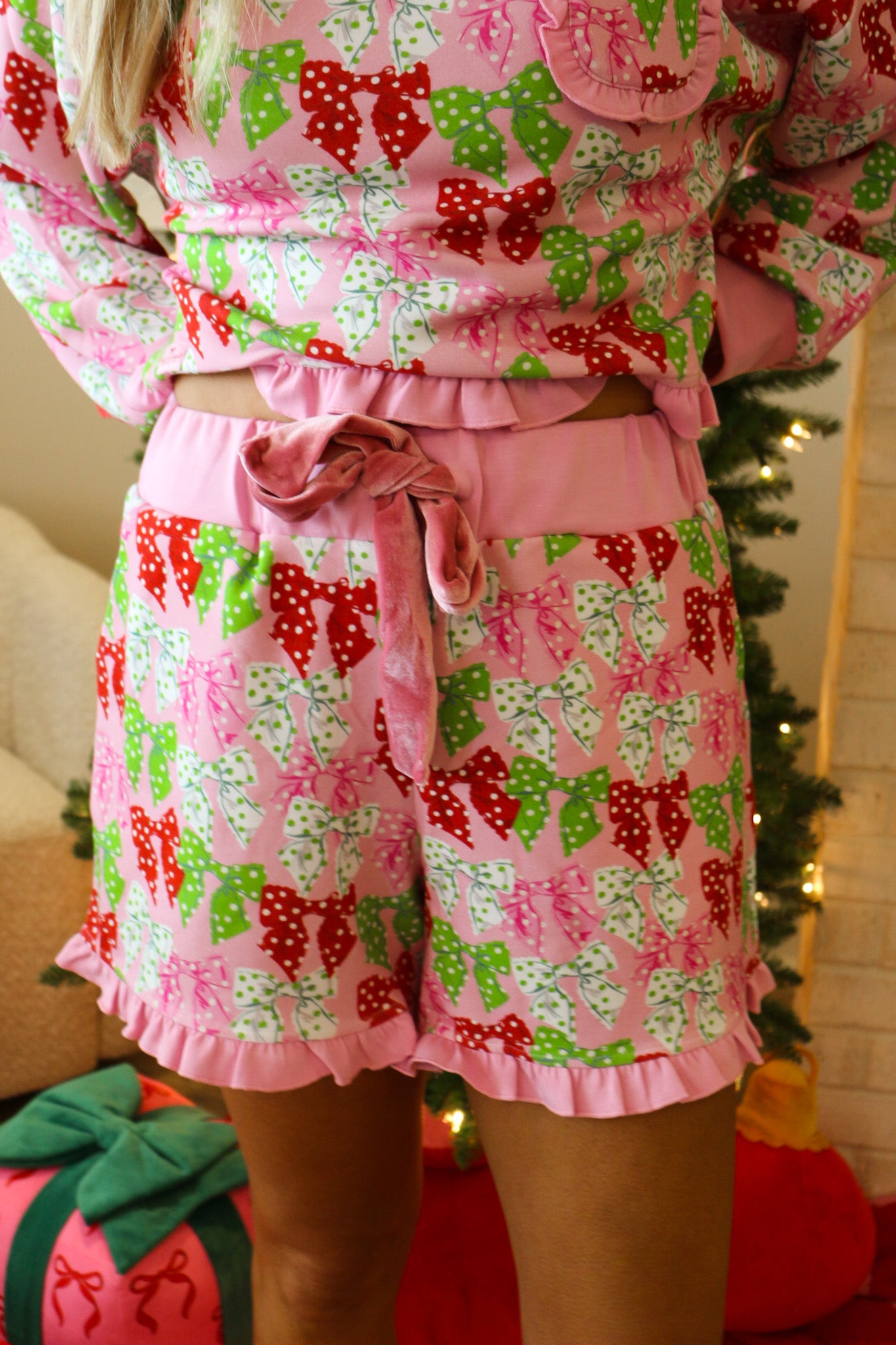 Day Of Resting Ruffle PJ Set -2 Colors