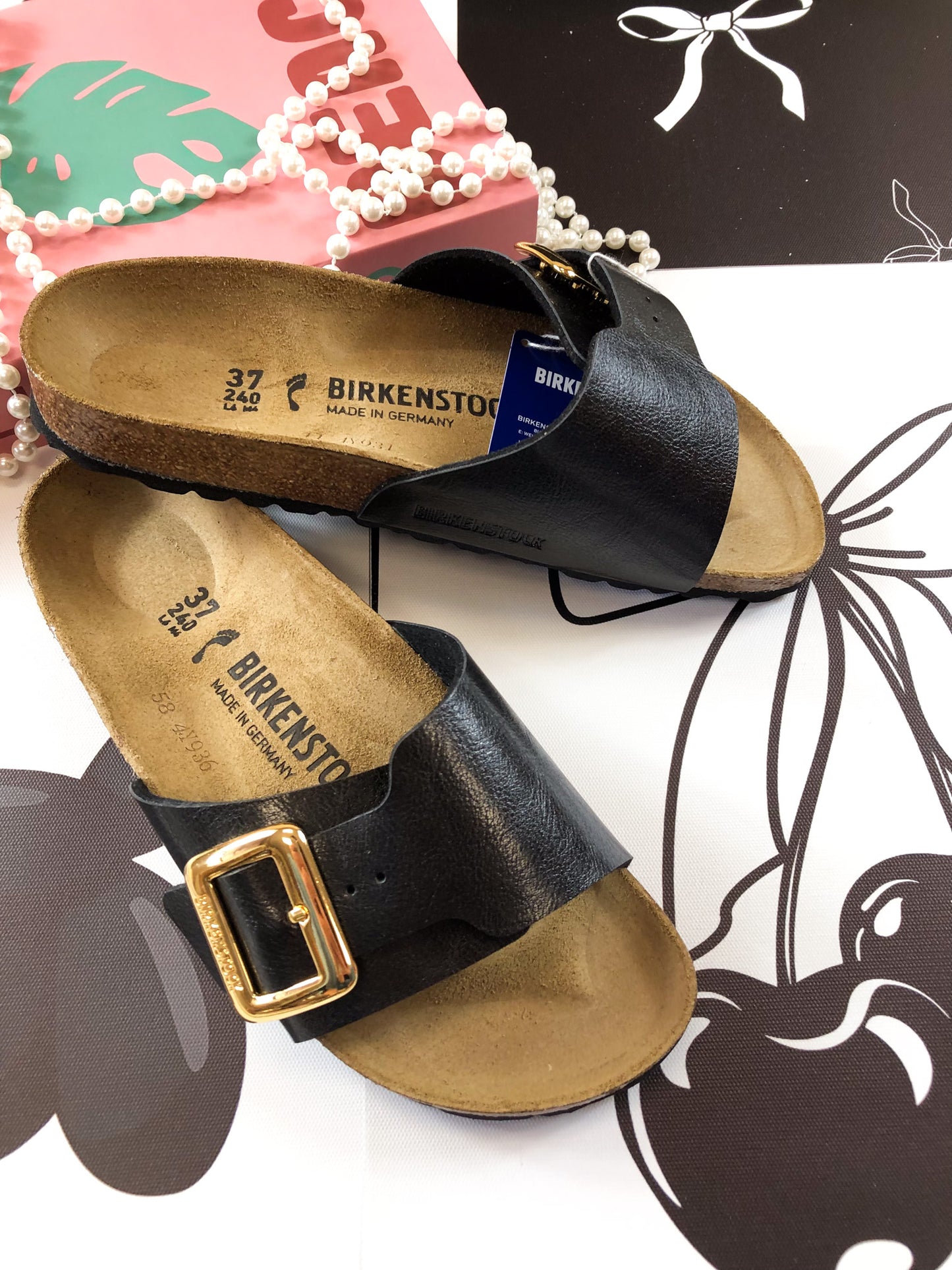 Catalina Luxe Buckle Graceful Licorice Birkenstock Sandal