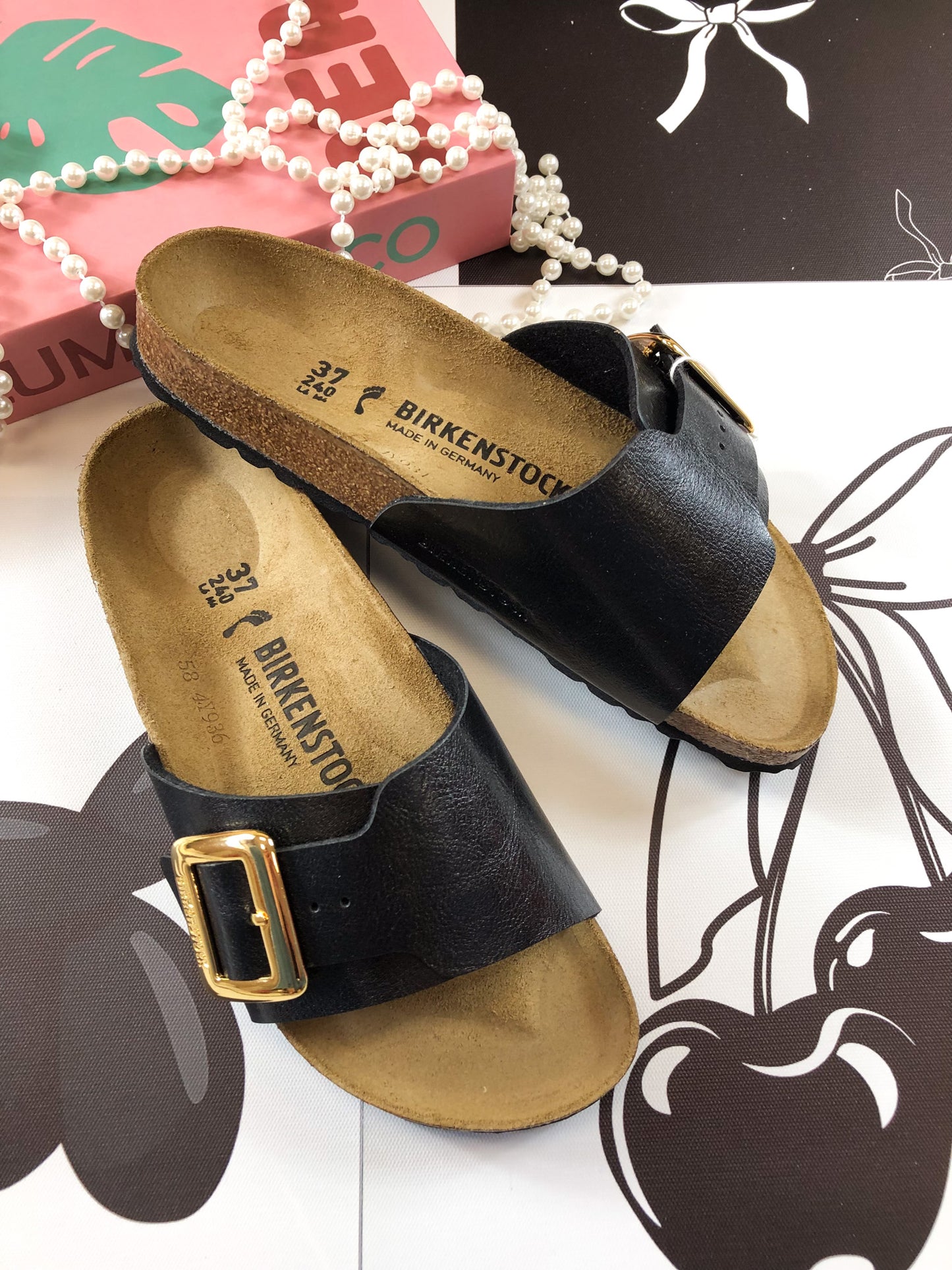 Catalina Luxe Buckle Graceful Licorice Birkenstock Sandal