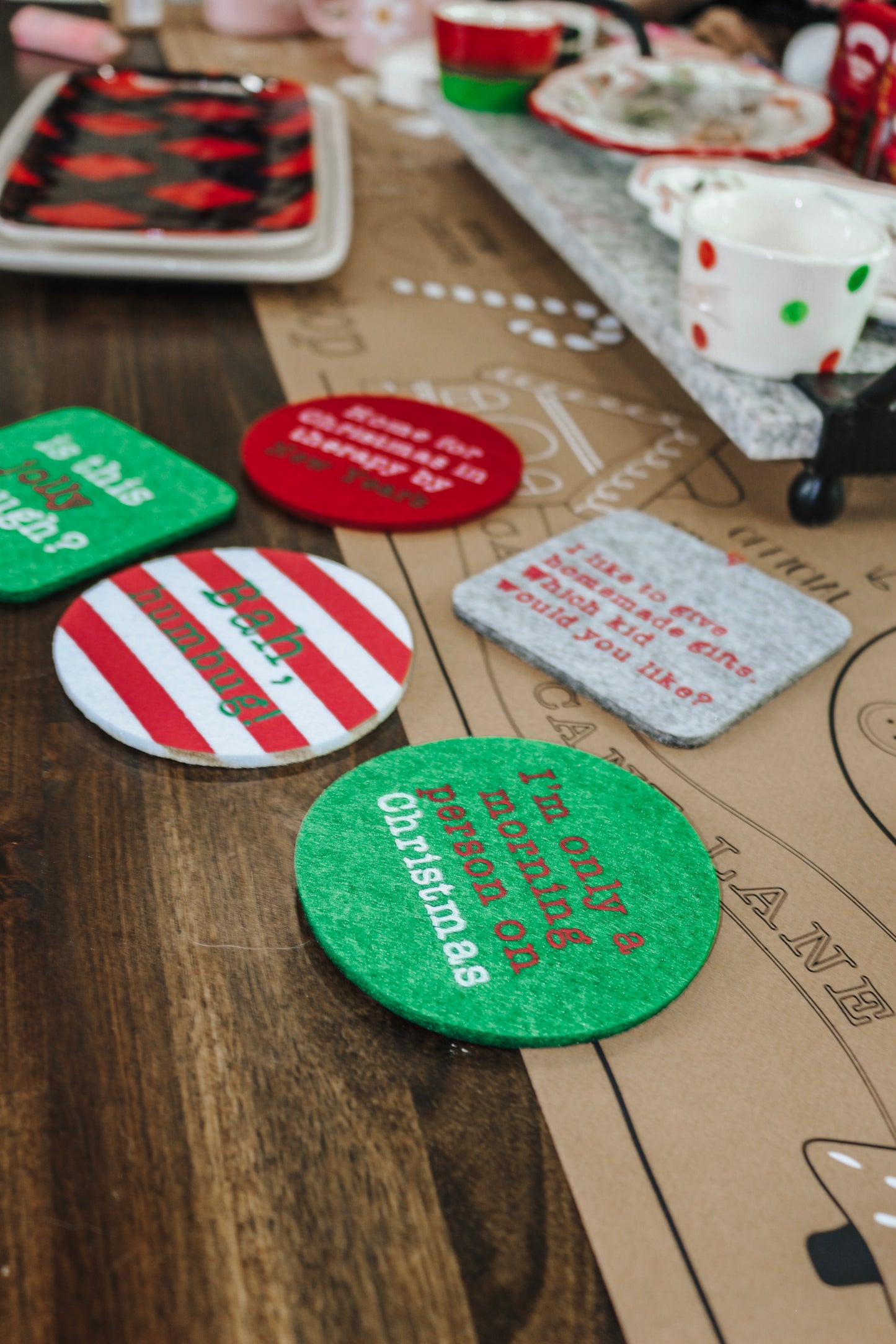 Which Kid Would You Like Christmas Coaster