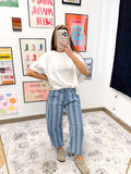 Fresh Basics Solid Oversized Top