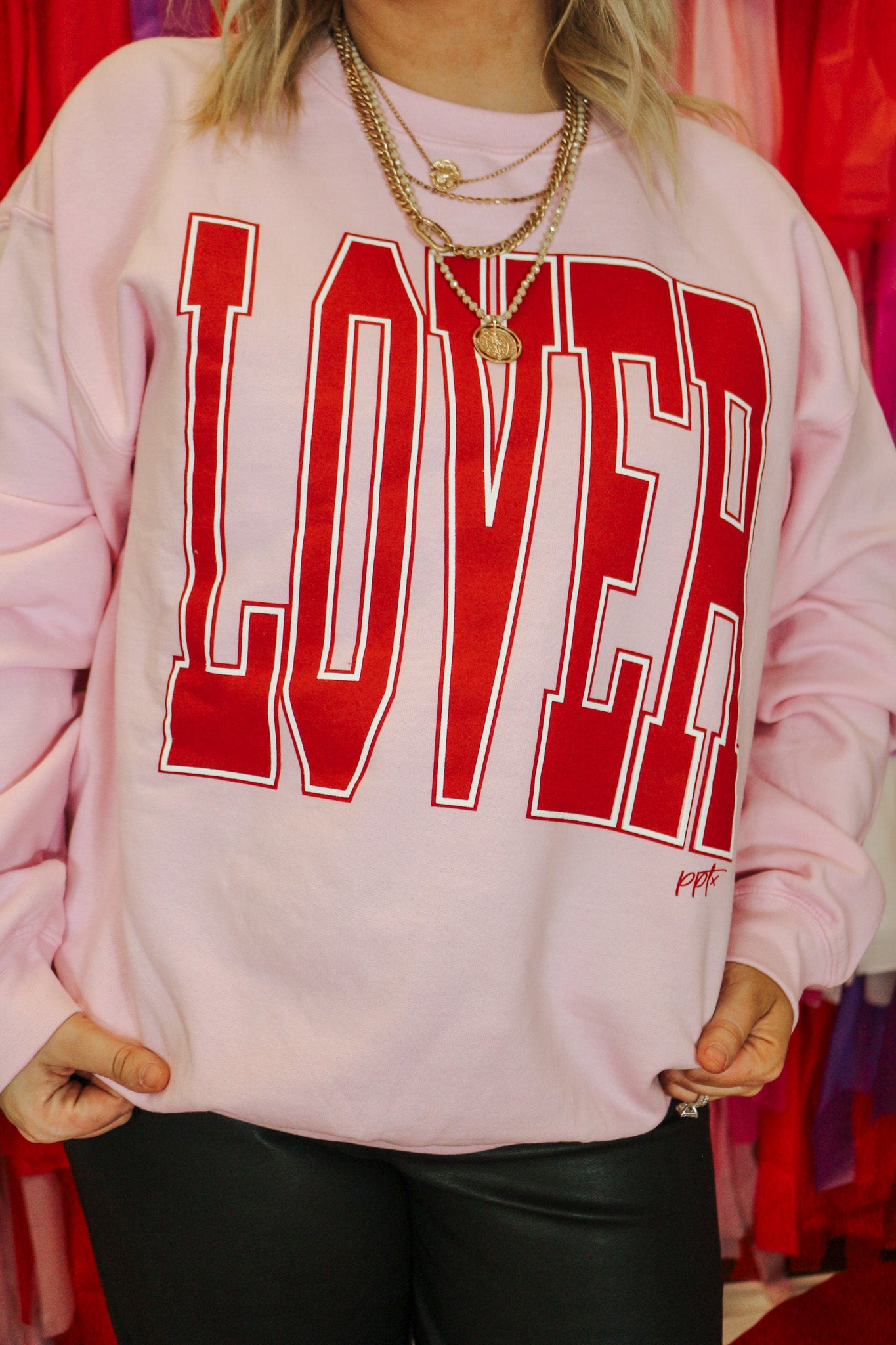 Lover Light Pink Sweatshirt