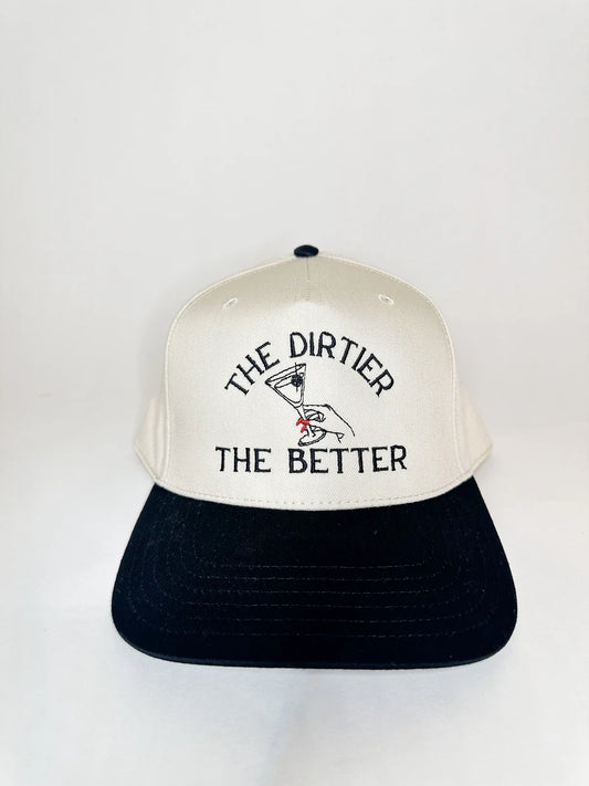 The Dirtier The Better Black & Natural Trucker Hat