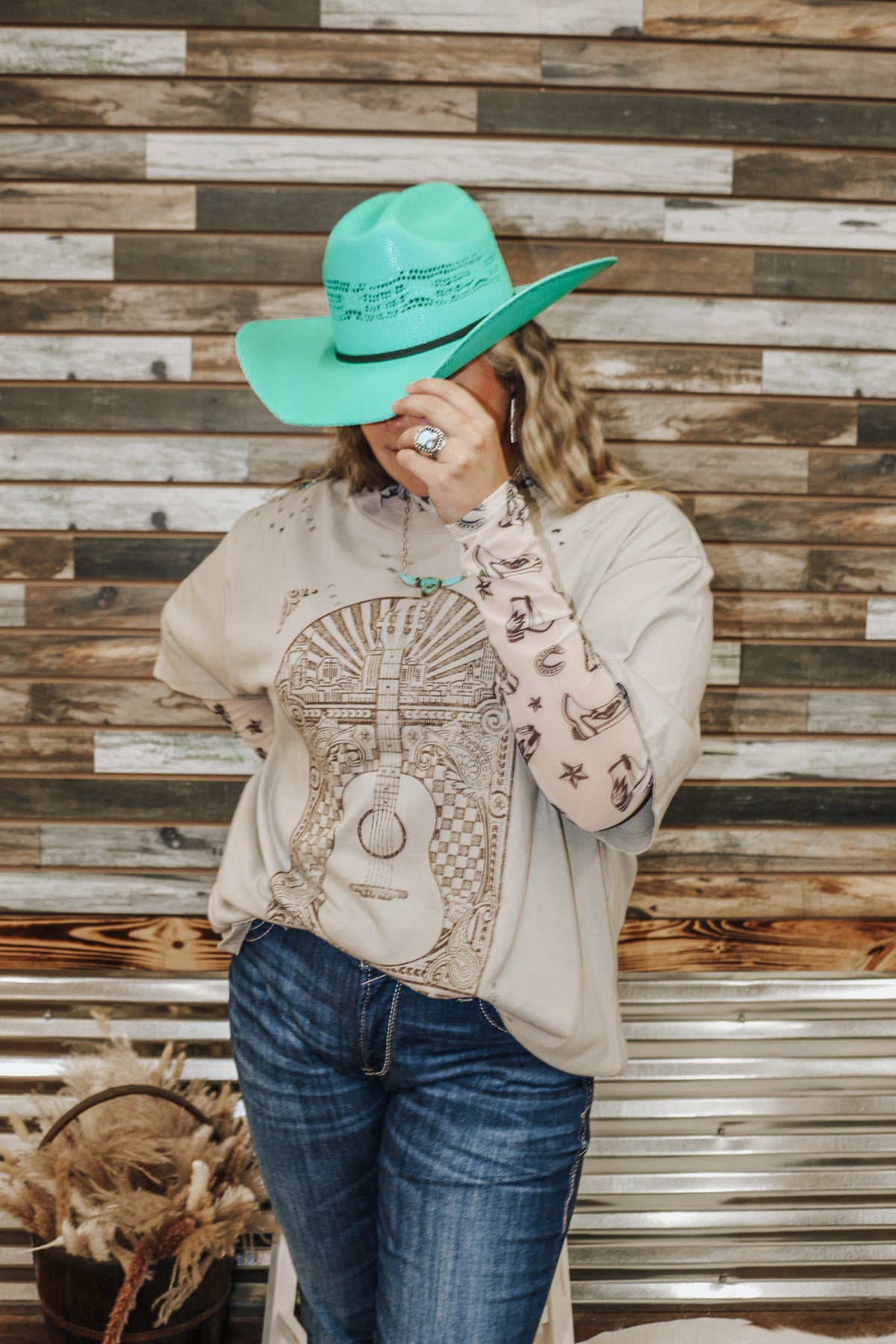 Steal The Spotlight Cowgirl Boot Bodysuit