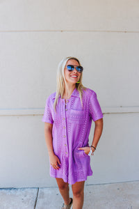 Times Are Changing Orchid Romper