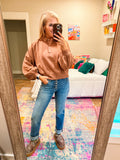 Mark My Words Half Button Top